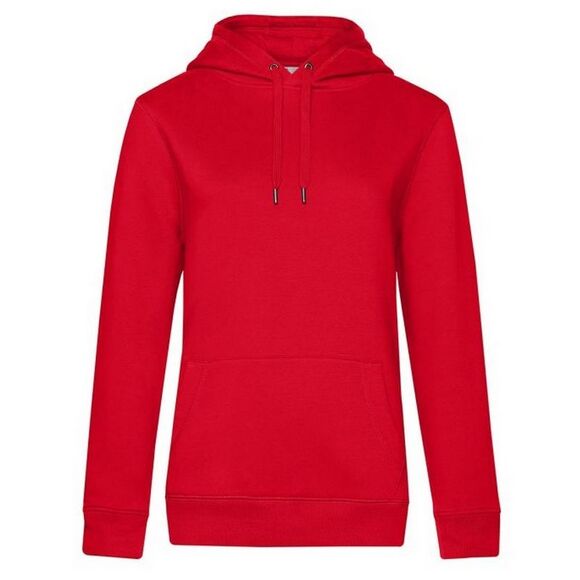 B&C Womens/Ladies Queen Hoodie / Red